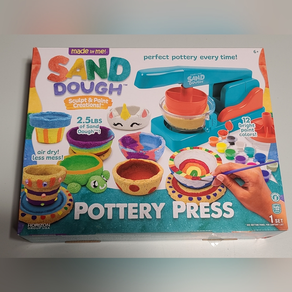 Made by Me! Sand Dough Pottery Press (Does Not Include All Items)